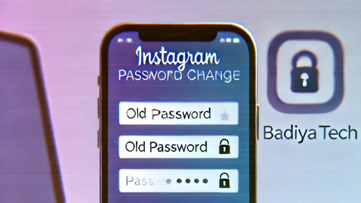 instagram password change badiya tech