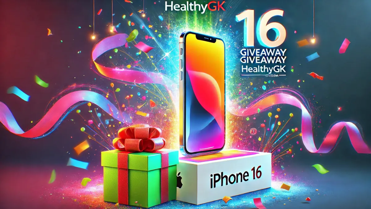 HealthyGK.com Free iPhone 16 Offer Giveaway