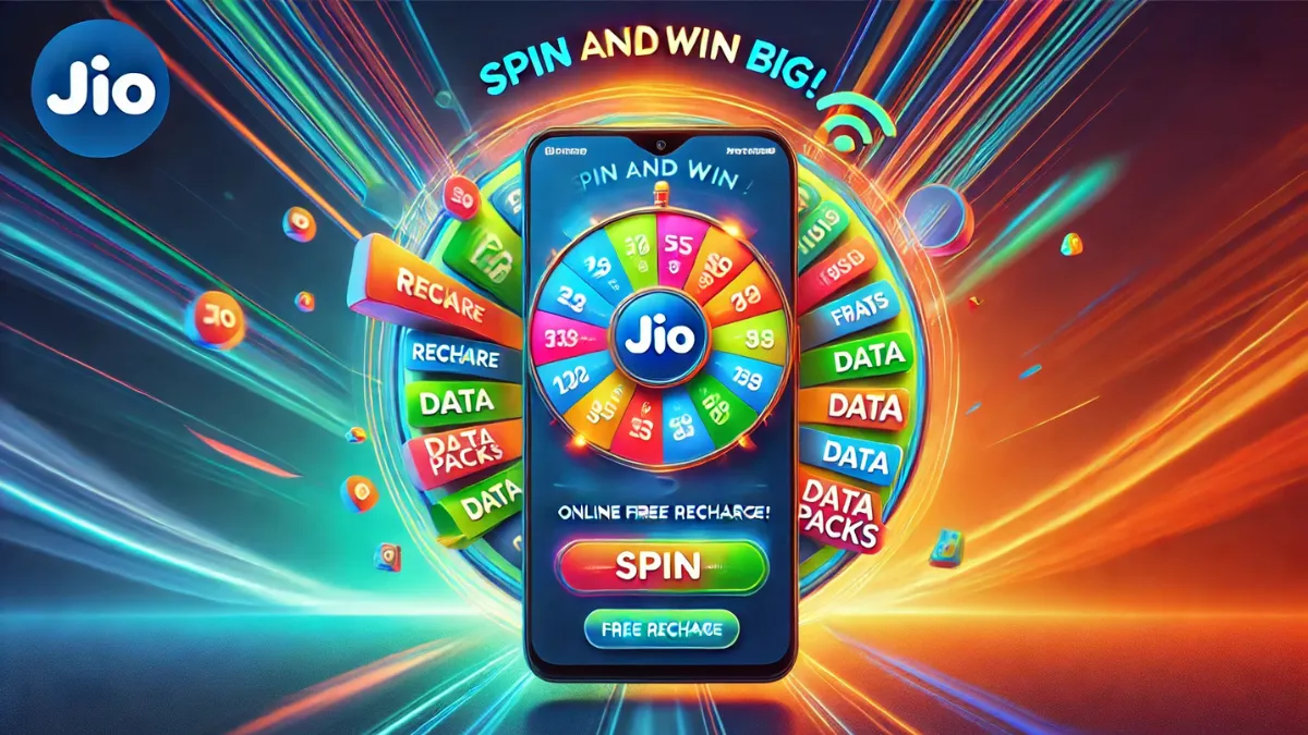 Jio Spin Online and Free Recharge